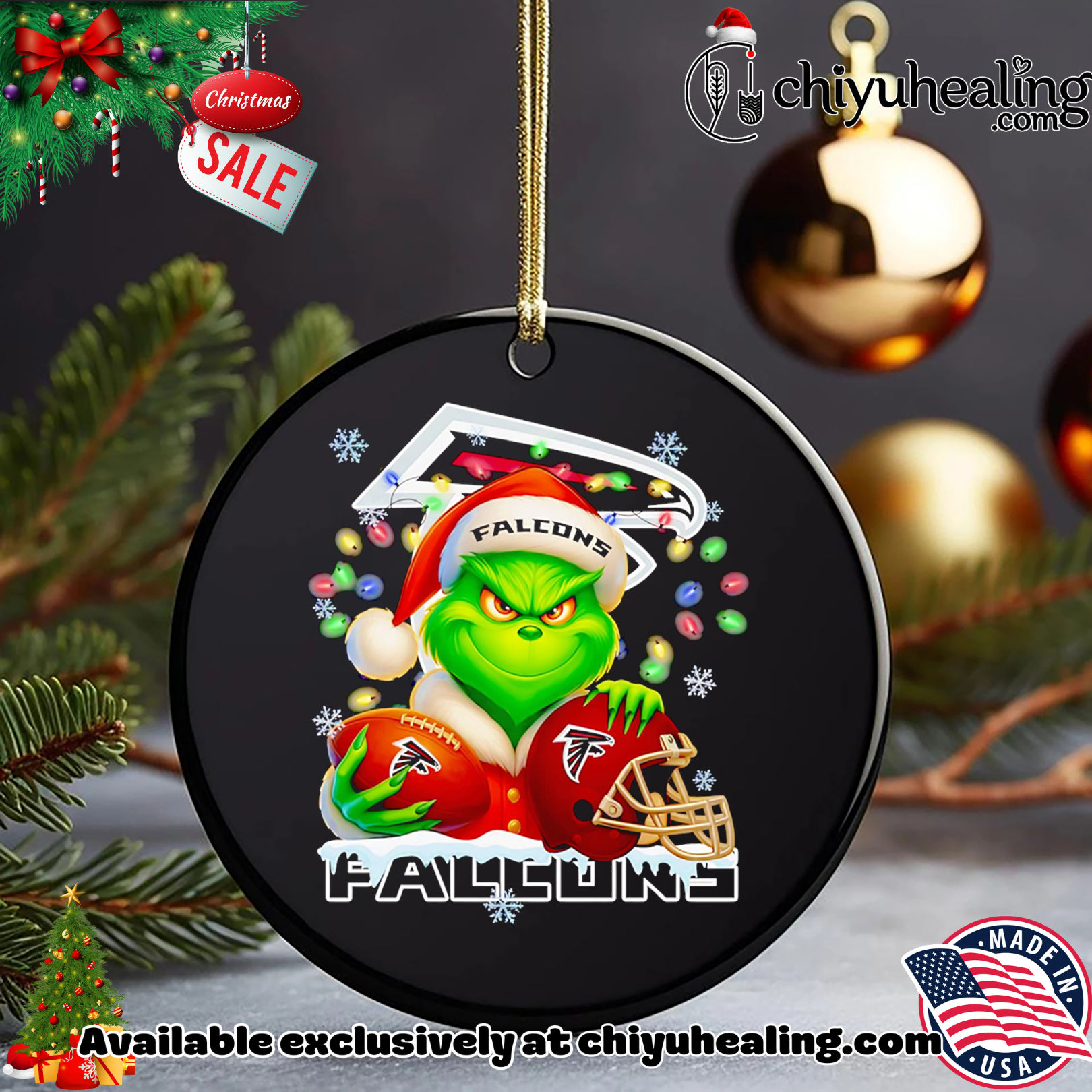 Santa Christmas Grinch Atlanta Falcons holding helmet football shirt, Hoodie, Sweatshirt, Poster Canvas, Mug, Ornaments Santa Christmas Grinch Atlanta Falcons holding helmet football shirt, Hoodie, Sweatshirt, Poster Canvas, Mug, Ornaments