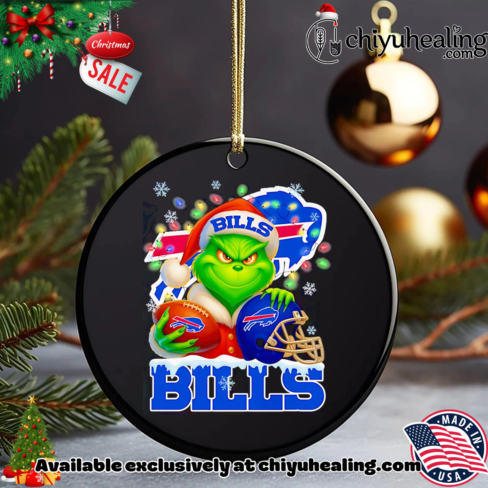 Santa Christmas Grinch Buffalo Bills holding helmet football shirt, Hoodie, Sweatshirt, Poster Canvas, Mug, Ornaments Santa Christmas Grinch Buffalo Bills holding helmet football shirt, Hoodie, Sweatshirt, Poster Canvas, Mug, Ornaments