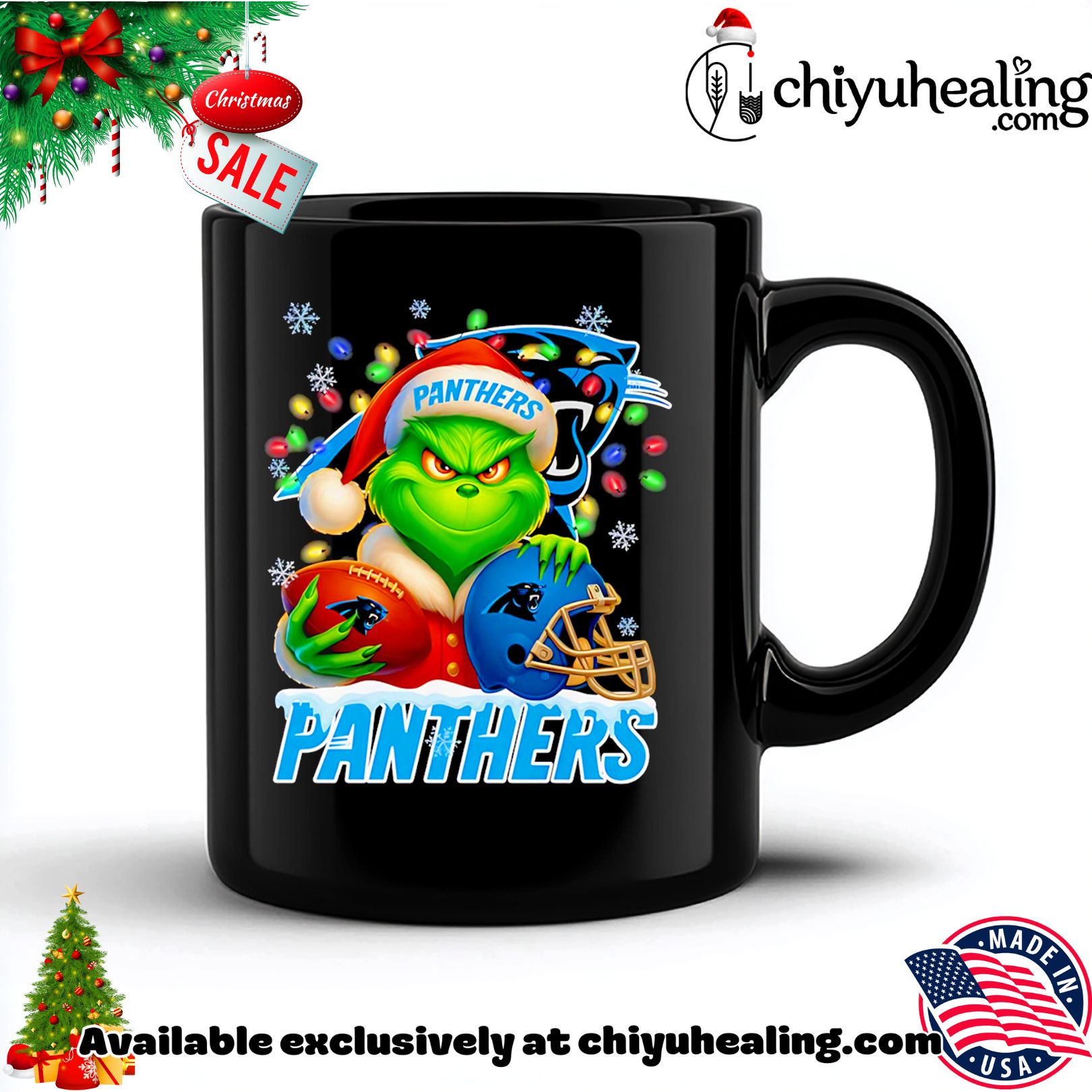 Santa Christmas Grinch Carolina Panthers holding helmet football shirt, Hoodie, Sweatshirt, Poster Canvas, Mug, Ornaments 5 Santa Christmas Grinch Carolina Panthers holding helmet football shirt, Hoodie, Sweatshirt, Poster Canvas, Mug, Ornaments