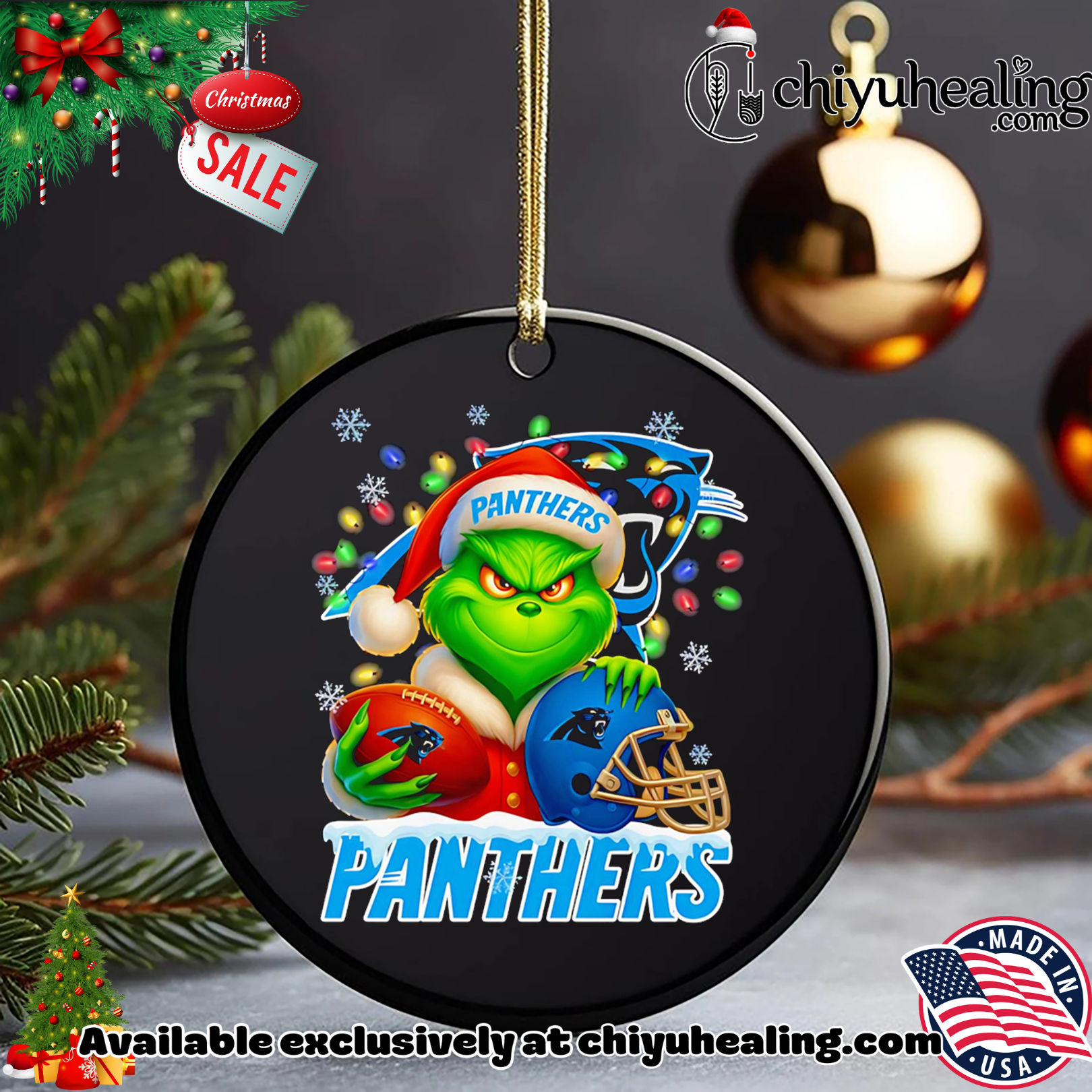 Santa Christmas Grinch Carolina Panthers holding helmet football shirt, Hoodie, Sweatshirt, Poster Canvas, Mug, Ornaments Santa Christmas Grinch Carolina Panthers holding helmet football shirt, Hoodie, Sweatshirt, Poster Canvas, Mug, Ornaments