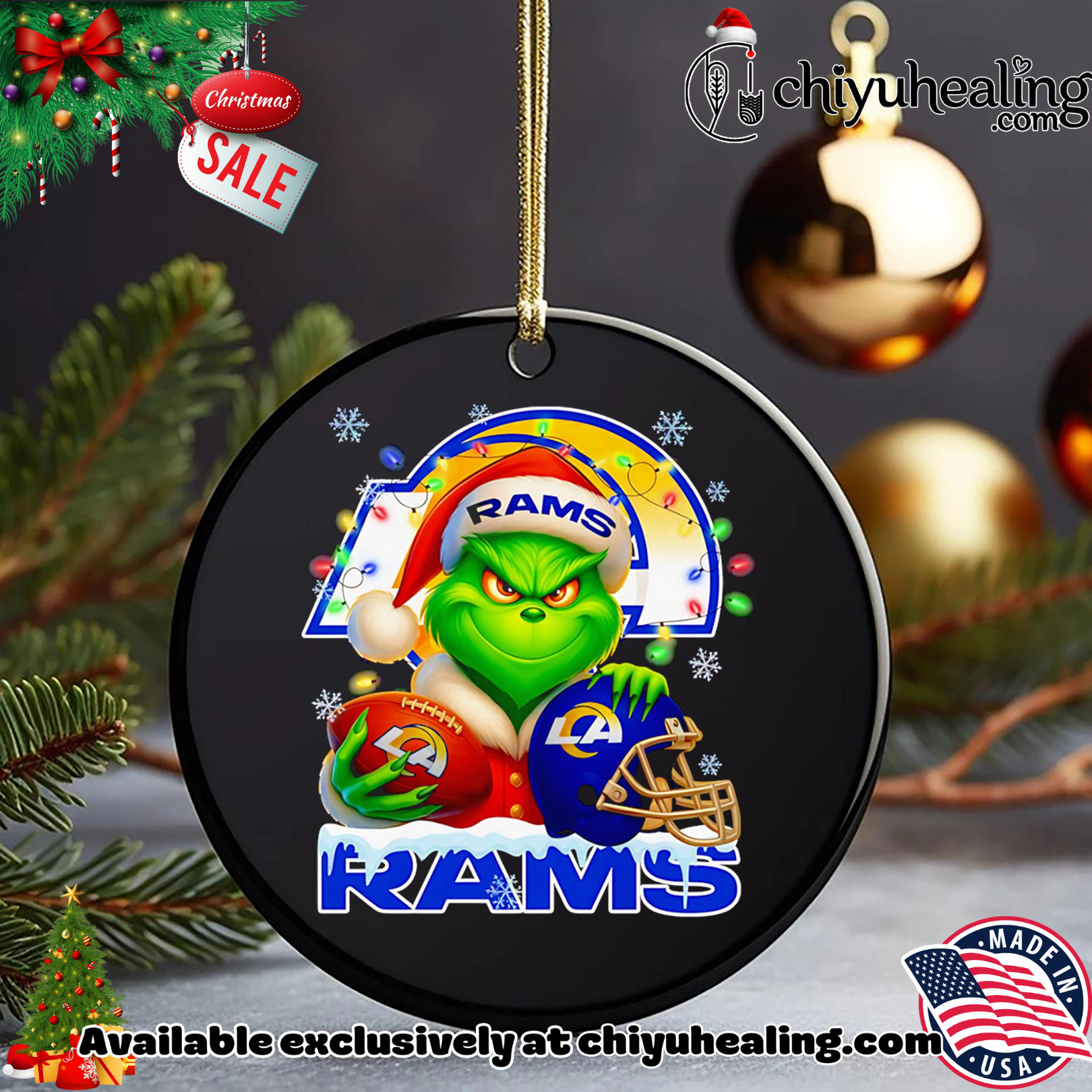 Santa Christmas Grinch Los Angeles Rams holding helmet football shirt, Hoodie, Sweatshirt, Poster Canvas, Mug, Ornaments Santa Christmas Grinch Los Angeles Rams holding helmet football shirt, Hoodie, Sweatshirt, Poster Canvas, Mug, Ornaments