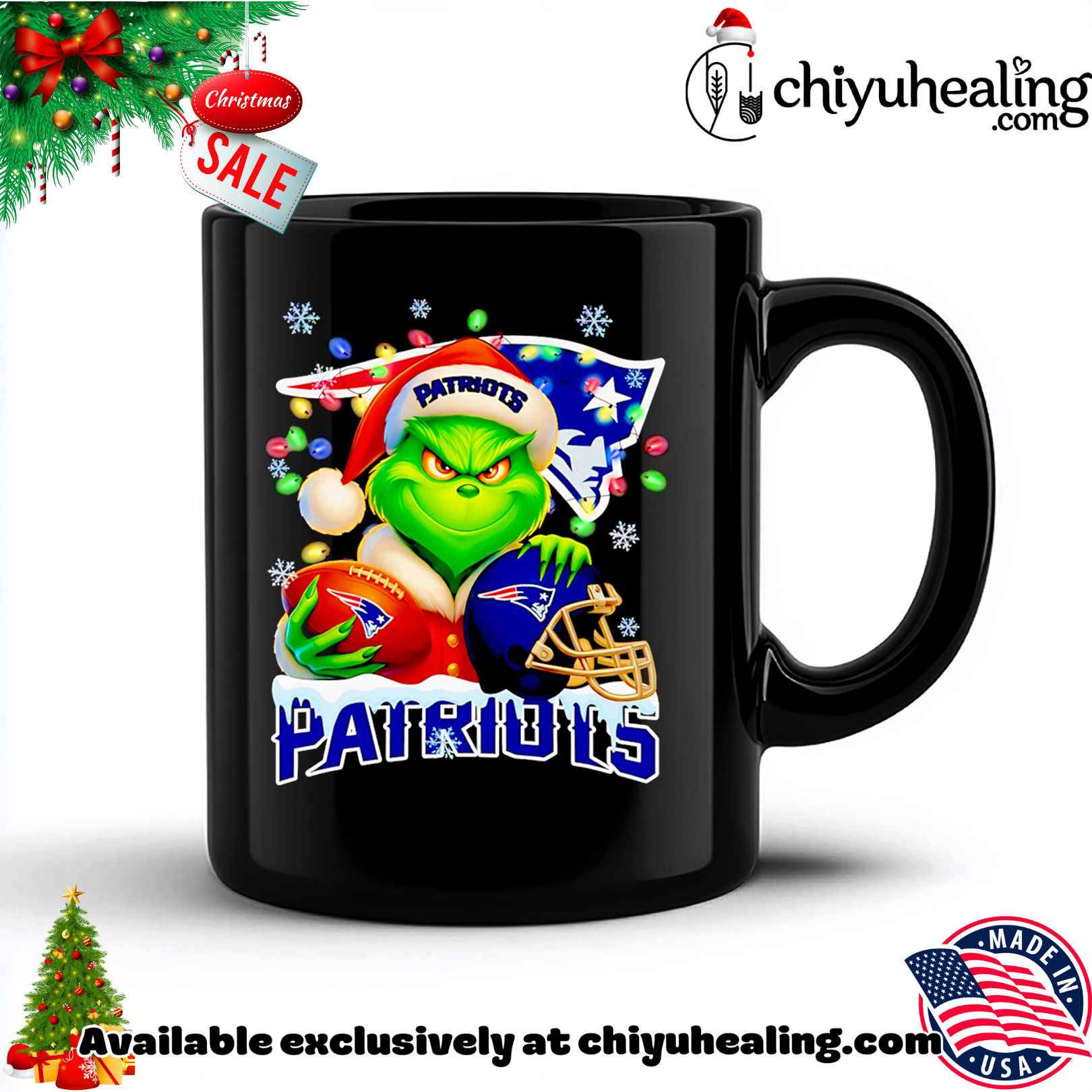 Santa Christmas Grinch New England Patriots holding helmet football shirt, Hoodie, Sweatshirt, Poster Canvas, Mug, Ornaments 5 Santa Christmas Grinch New England Patriots holding helmet football shirt, Hoodie, Sweatshirt, Poster Canvas, Mug, Ornaments