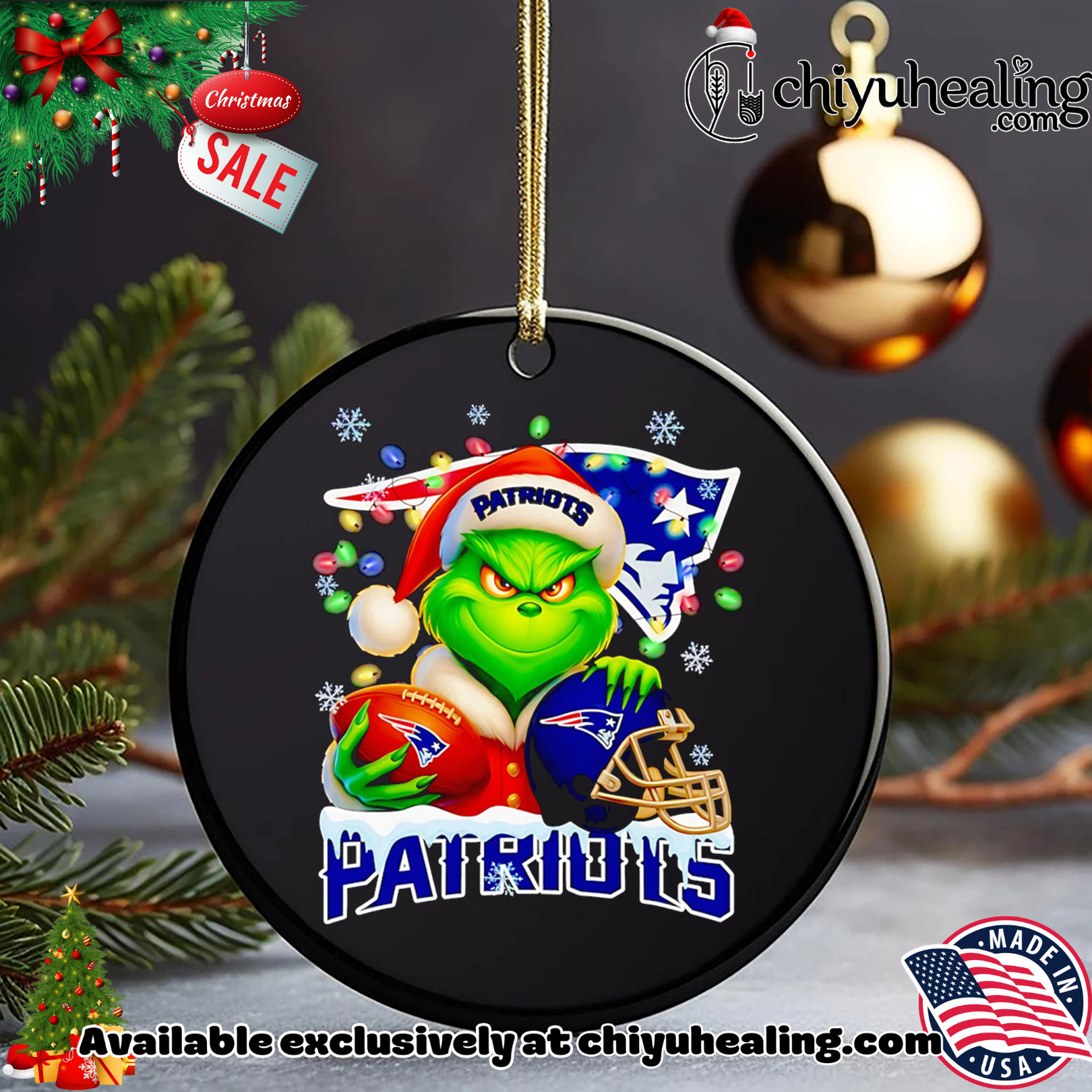 Santa Christmas Grinch New England Patriots holding helmet football shirt, Hoodie, Sweatshirt, Poster Canvas, Mug, Ornaments Santa Christmas Grinch New England Patriots holding helmet football shirt, Hoodie, Sweatshirt, Poster Canvas, Mug, Ornaments
