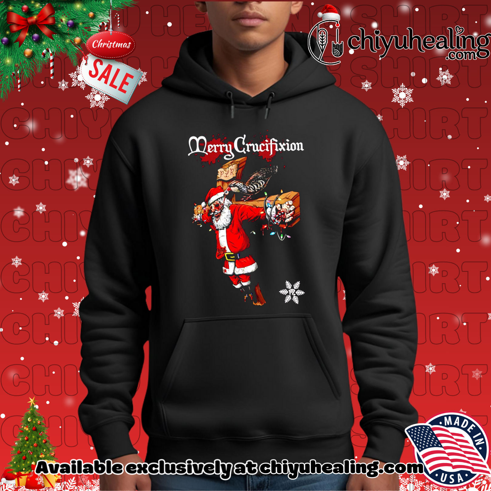 Santa Claus Merry Crucifixion Christmas graphic shirt, Hoodie, Sweatshirt, Poster Canvas, Mug, Ornaments 2 Santa Claus Merry Crucifixion Christmas graphic shirt, Hoodie, Sweatshirt, Poster Canvas, Mug, Ornaments