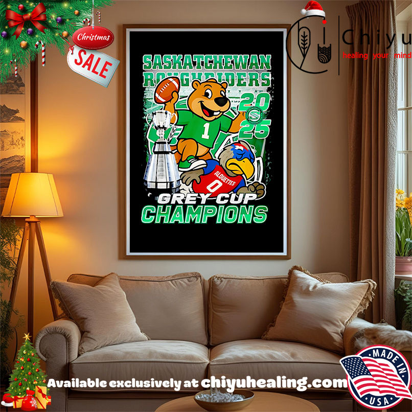 Saskatchewan Roughriders 2025 Grey Cup Champions mascot shirt, Hoodie, Sweatshirt, Poster Canvas, Mug, Ornaments Saskatchewan Roughriders 2025 Grey Cup Champions mascot shirt, Hoodie, Sweatshirt, Poster Canvas, Mug, Ornaments