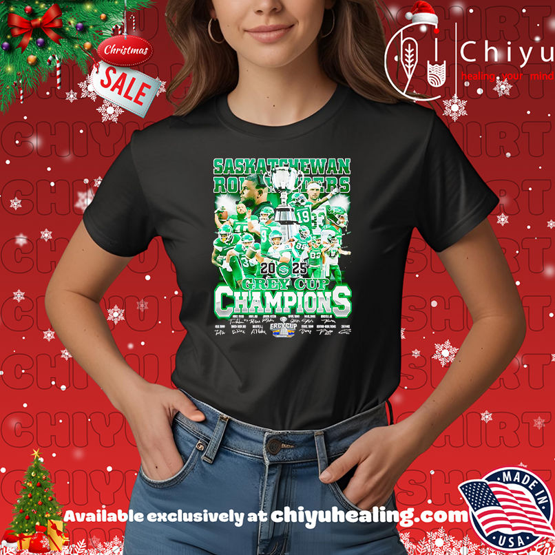 Saskatchewan Roughriders 2025 Grey Cup Champions signature shirt, Hoodie, Sweatshirt, Poster Canvas, Mug, Ornaments 7 Saskatchewan Roughriders 2025 Grey Cup Champions signature shirt, Hoodie, Sweatshirt, Poster Canvas, Mug, Ornaments