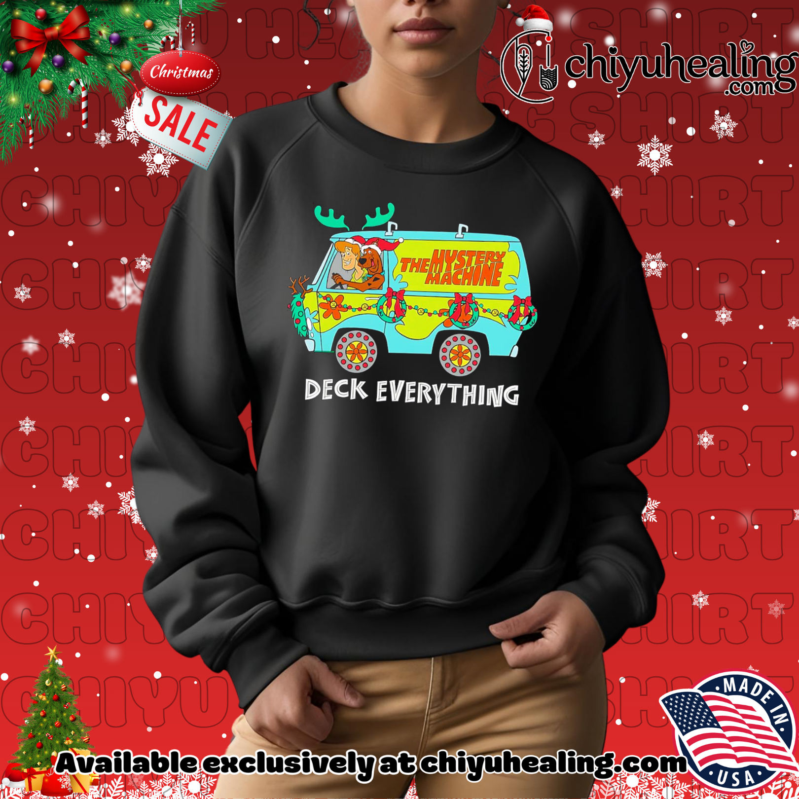 Scooby Doo Christmas The Mystery Machine Deck Everything shirt, Hoodie, Sweatshirt, Poster Canvas, Mug, Ornaments Scooby Doo Christmas The Mystery Machine Deck Everything shirt, Hoodie, Sweatshirt, Poster Canvas, Mug, Ornaments