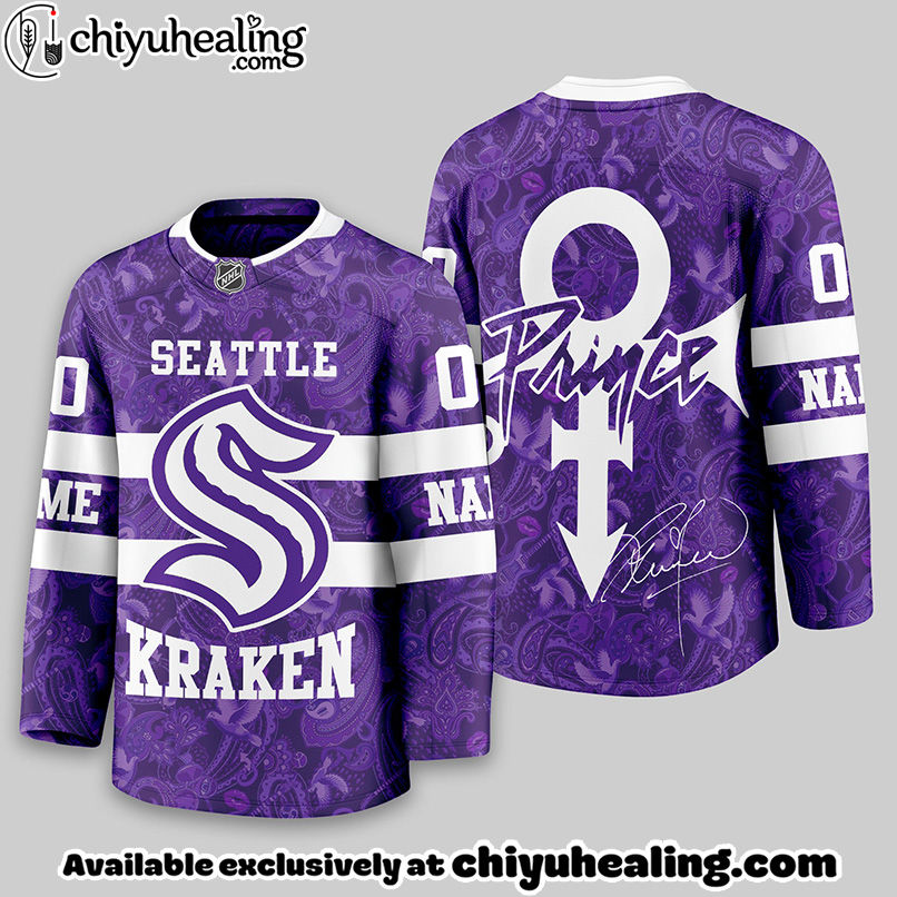 Seattle Kraken - Premium NHL Prince Hockey Jersey Seattle Kraken - Premium NHL Prince Hockey Jersey