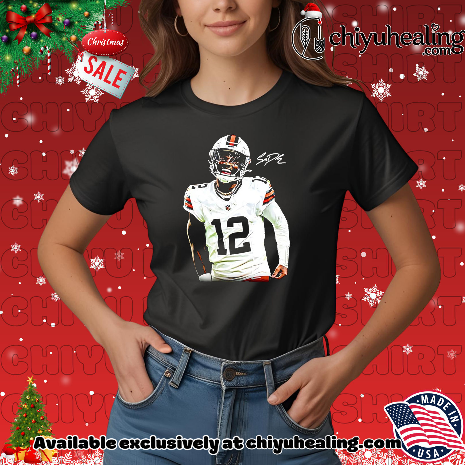 Shedeur Sanders Cleveland Browns The Debut signature Christmas ornament, Hoodie, Sweatshirt, Poster Canvas, Mug, Ornaments 7 Shedeur Sanders Cleveland Browns The Debut signature Christmas ornament, Hoodie, Sweatshirt, Poster Canvas, Mug, Ornaments