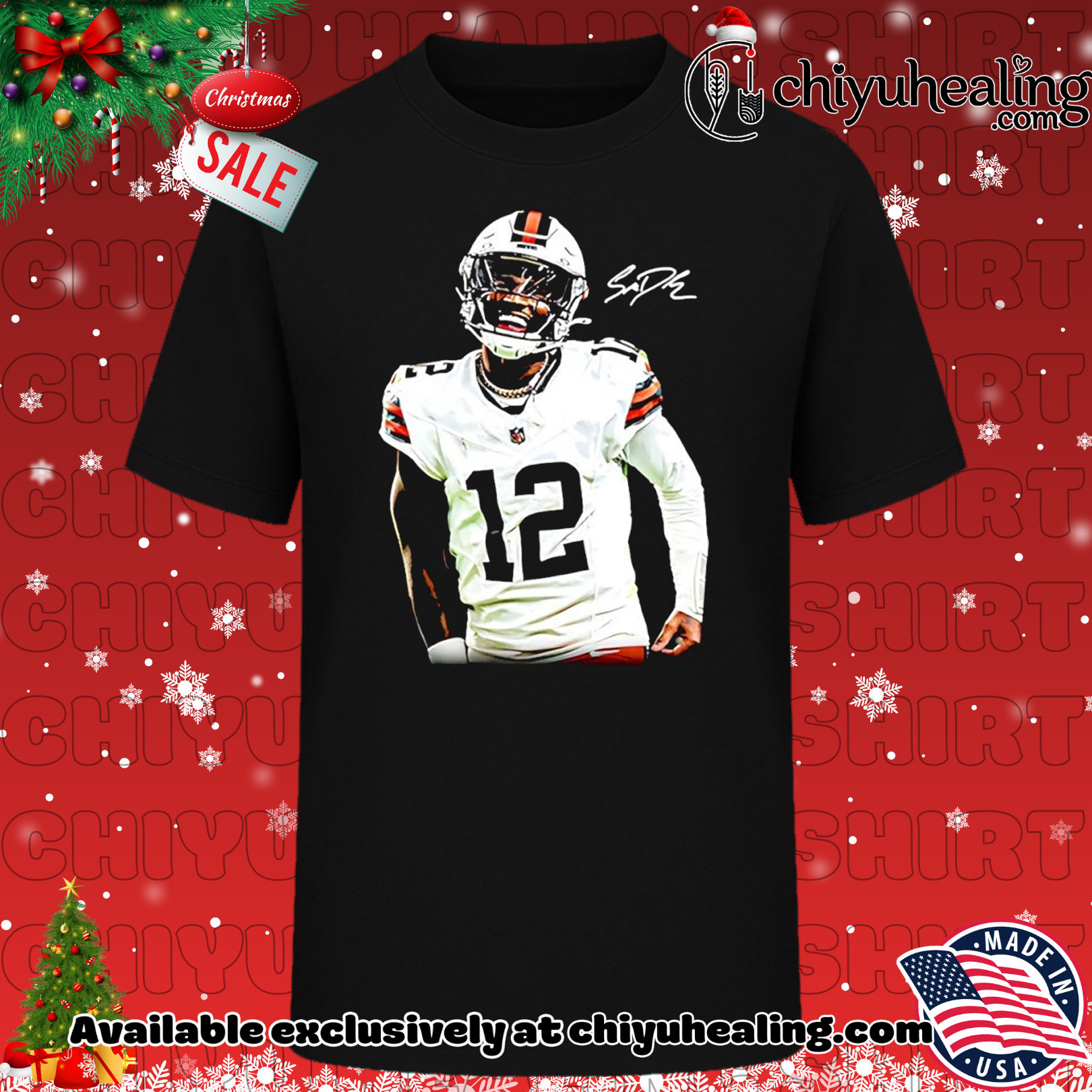Shedeur Sanders Cleveland Browns The Debut signature Christmas ornament, Hoodie, Sweatshirt, Poster Canvas, Mug, Ornaments 6 Shedeur Sanders Cleveland Browns The Debut signature Christmas ornament, Hoodie, Sweatshirt, Poster Canvas, Mug, Ornaments