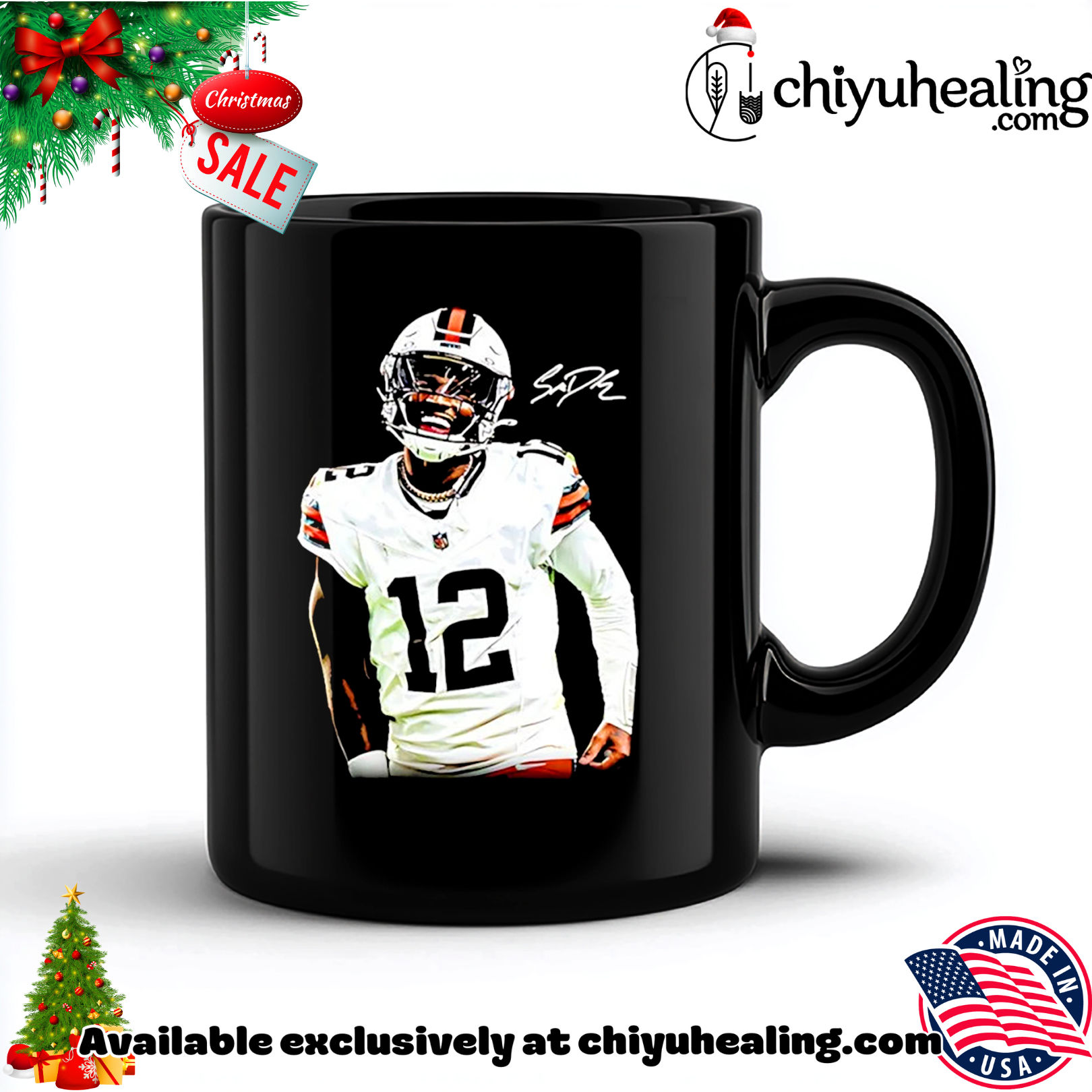 Shedeur Sanders Cleveland Browns The Debut signature Christmas ornament, Hoodie, Sweatshirt, Poster Canvas, Mug, Ornaments 5 Shedeur Sanders Cleveland Browns The Debut signature Christmas ornament, Hoodie, Sweatshirt, Poster Canvas, Mug, Ornaments