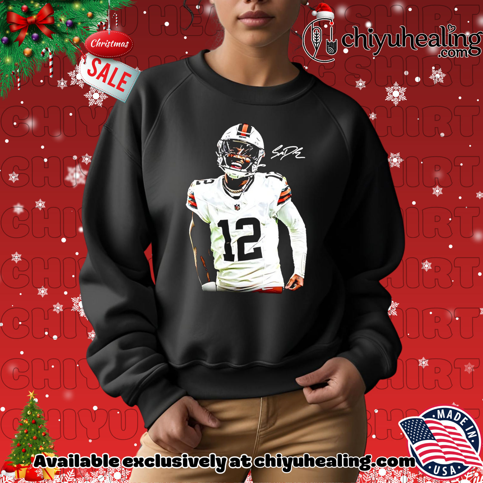 Shedeur Sanders Cleveland Browns The Debut signature Christmas ornament, Hoodie, Sweatshirt, Poster Canvas, Mug, Ornaments 2 Shedeur Sanders Cleveland Browns The Debut signature Christmas ornament, Hoodie, Sweatshirt, Poster Canvas, Mug, Ornaments