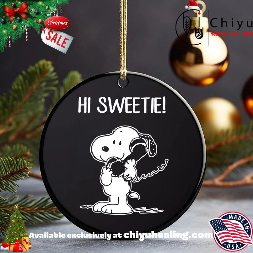 Snoopy Hi Sweetie shirt, Hoodie, Sweatshirt, Poster Canvas, Mug, Ornaments 5 Snoopy Hi Sweetie shirt, Hoodie, Sweatshirt, Poster Canvas, Mug, Ornaments