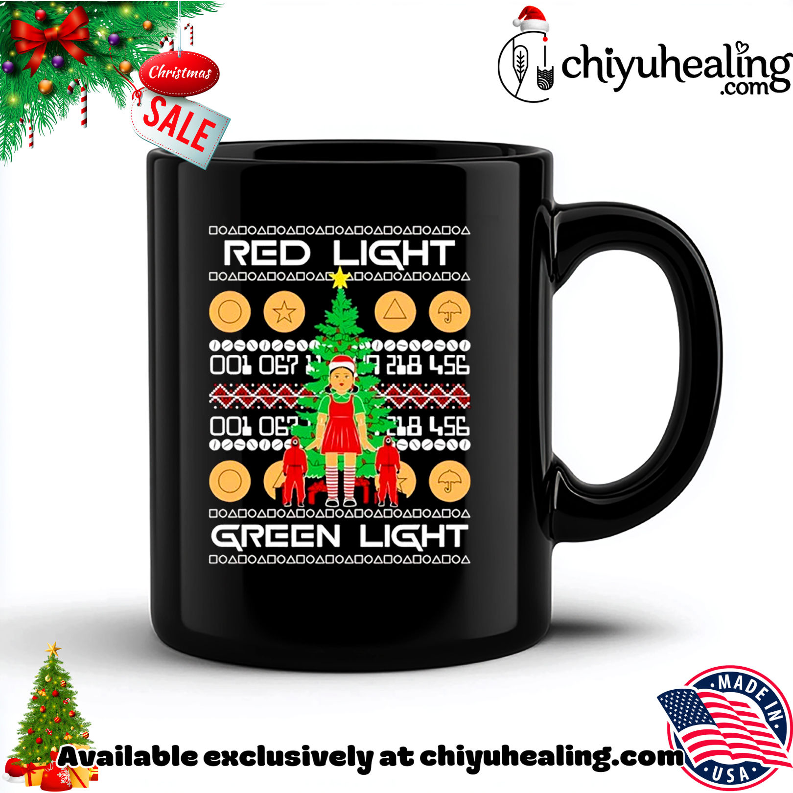 Squid Games red light green light sleeping Christmas Christmas ornament, Hoodie, Sweatshirt, Poster Canvas, Mug, Ornaments 5 Squid Games red light green light sleeping Christmas Christmas ornament, Hoodie, Sweatshirt, Poster Canvas, Mug, Ornaments