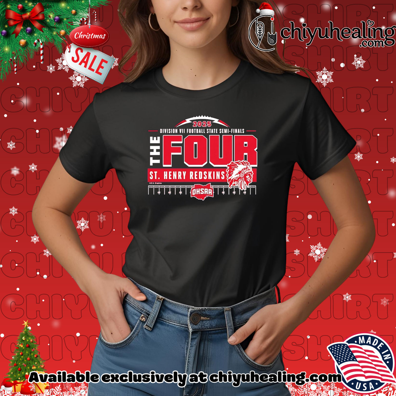 St Henry Redskins 2025 MHSAA Football D7 The Four shirt, Hoodie, Sweatshirt, Poster Canvas, Mug, Ornaments 7 St Henry Redskins 2025 MHSAA Football D7 The Four shirt, Hoodie, Sweatshirt, Poster Canvas, Mug, Ornaments