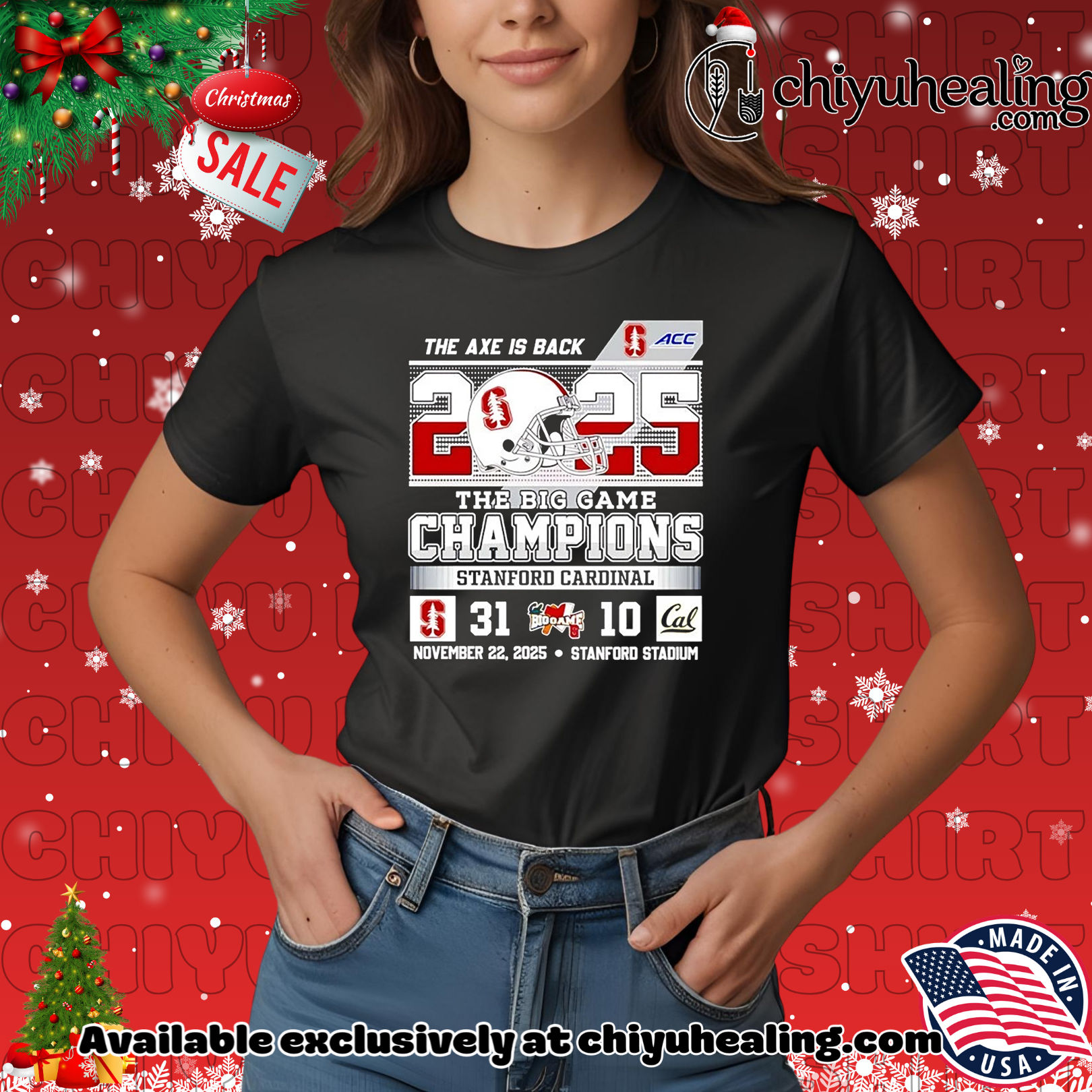 Stanford Cardinal The Big Game Champions 2025 The Axe is back score Christmas ornament, Hoodie, Sweatshirt, Poster Canvas, Mug, Ornaments 7 Stanford Cardinal The Big Game Champions 2025 The Axe is back score Christmas ornament, Hoodie, Sweatshirt, Poster Canvas, Mug, Ornaments