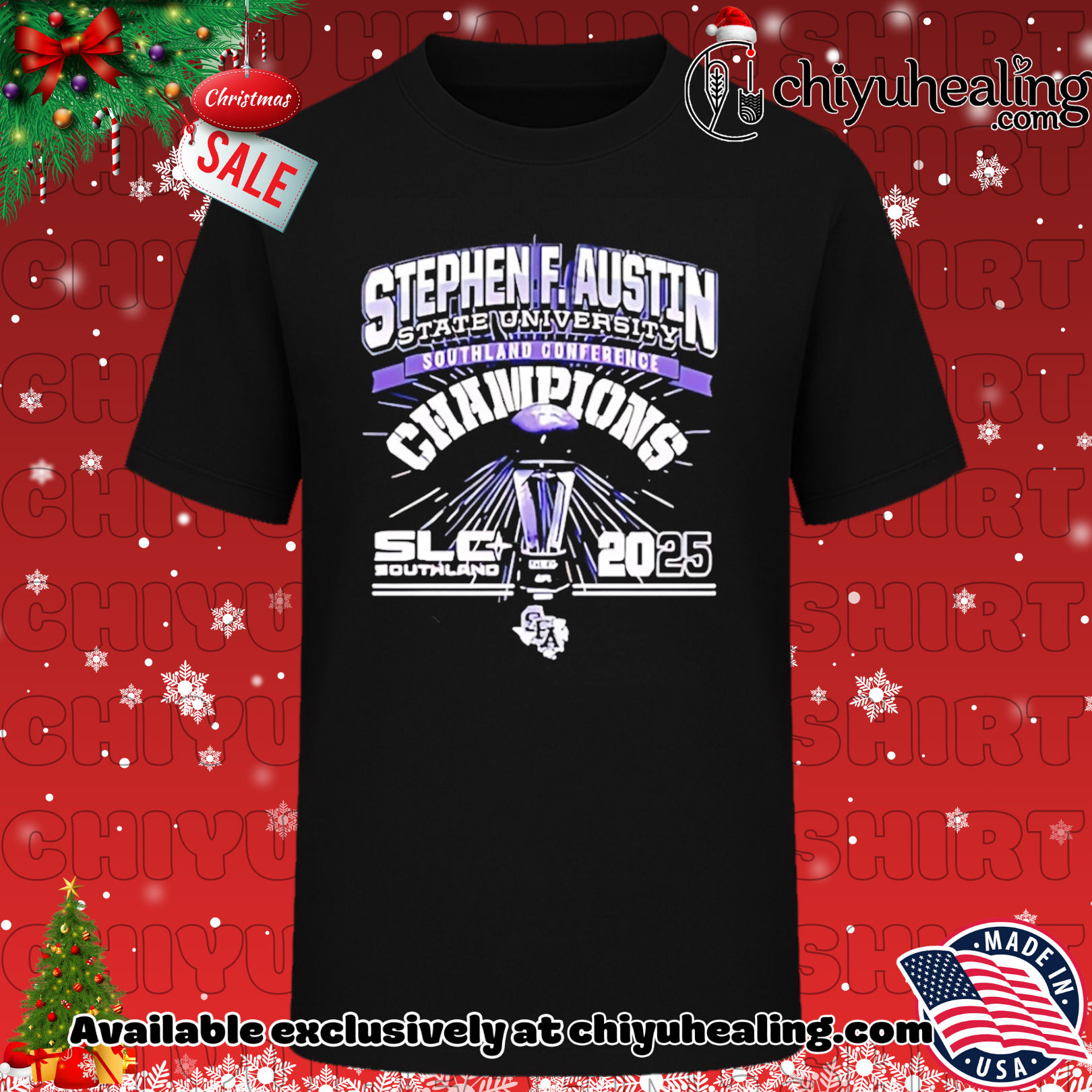 Stephen F Austin University women&#039;s Volleyball Conference Champions 2025 shirt, Hoodie, Sweatshirt, Poster Canvas, Mug, Ornaments