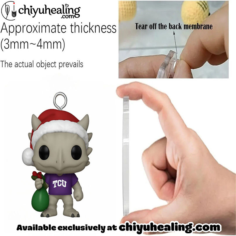 TCU Horned Frogs 129th Anniversary Pop Advent Calendar, Christmas Countdown Advent Calendar Gift Box with 24 Acrylic Ornaments 3 TCU Horned Frogs 129th Anniversary Pop Advent Calendar, Christmas Countdown Advent Calendar Gift Box with 24 Acrylic Ornaments