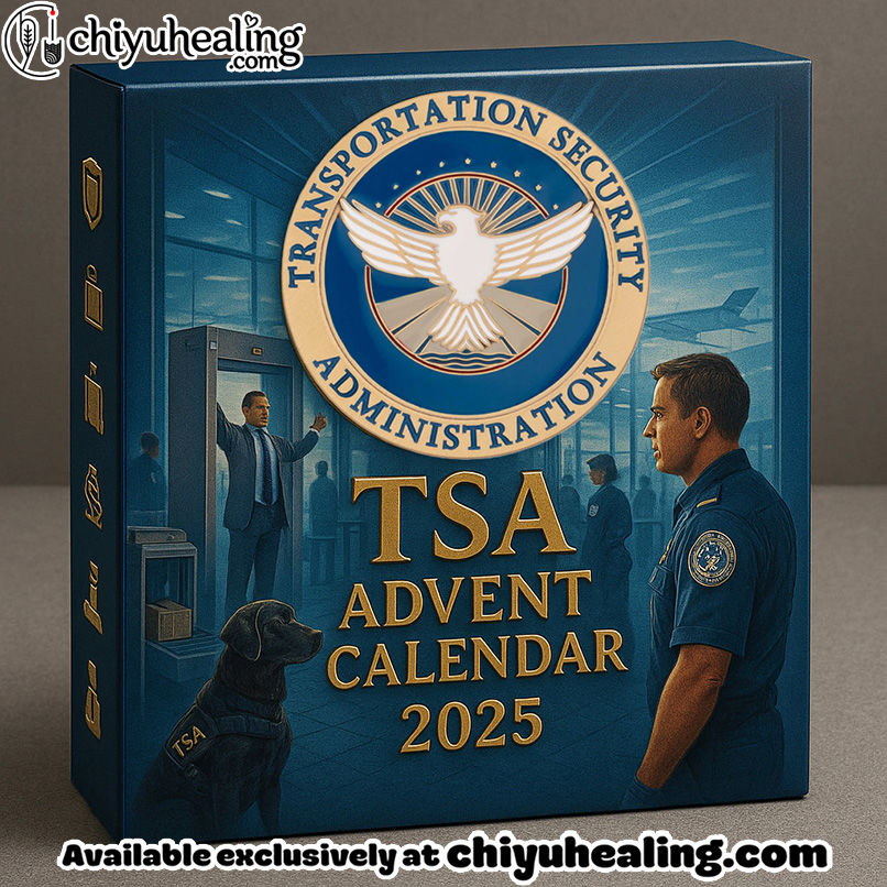 TSA Advent Calendar 2025, Christmas Countdown Advent Calendar Gift Box with 24 Acrylic Ornaments