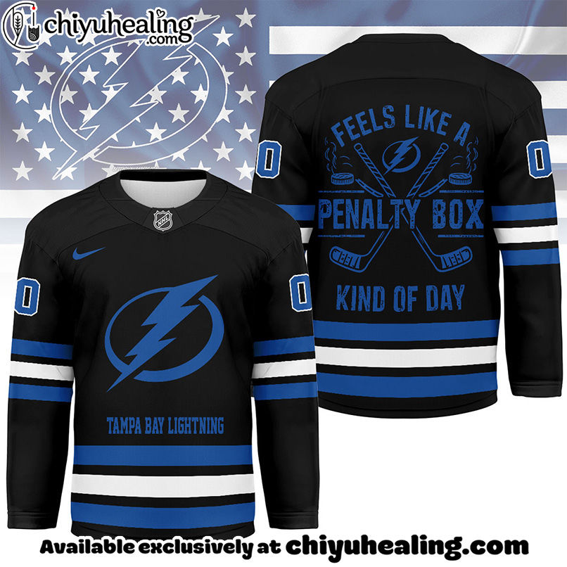 Tampa Bay Lightning - Premium NHL Feels Like a Penalty Day Long Jersey