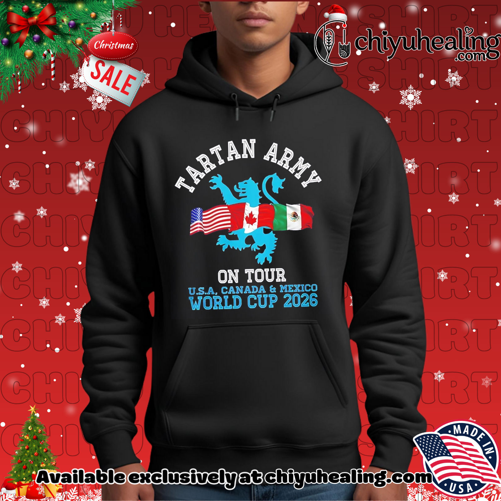 Tartan Army on Tour Scotland World Cup 2026 shirt, Hoodie, Sweatshirt, Poster Canvas, Mug, Ornaments