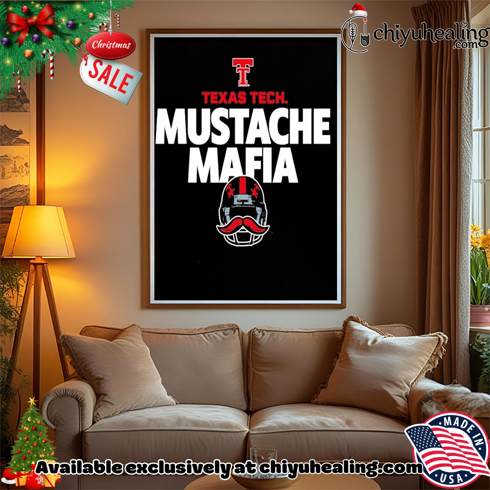Texas Tech Red Raiders Mustache Mafia helmets shirt, Hoodie, Sweatshirt, Poster Canvas, Mug, Ornaments Texas Tech Red Raiders Mustache Mafia helmets shirt, Hoodie, Sweatshirt, Poster Canvas, Mug, Ornaments