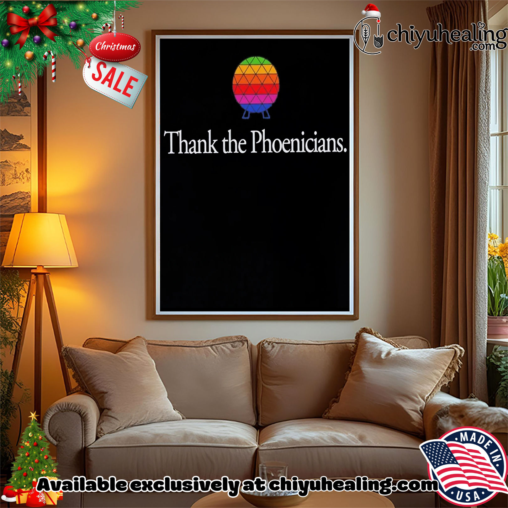 Thank The Phoenicians The Retro Apple Variant shirt, Hoodie, Sweatshirt, Poster Canvas, Mug, Ornaments Thank The Phoenicians The Retro Apple Variant shirt, Hoodie, Sweatshirt, Poster Canvas, Mug, Ornaments
