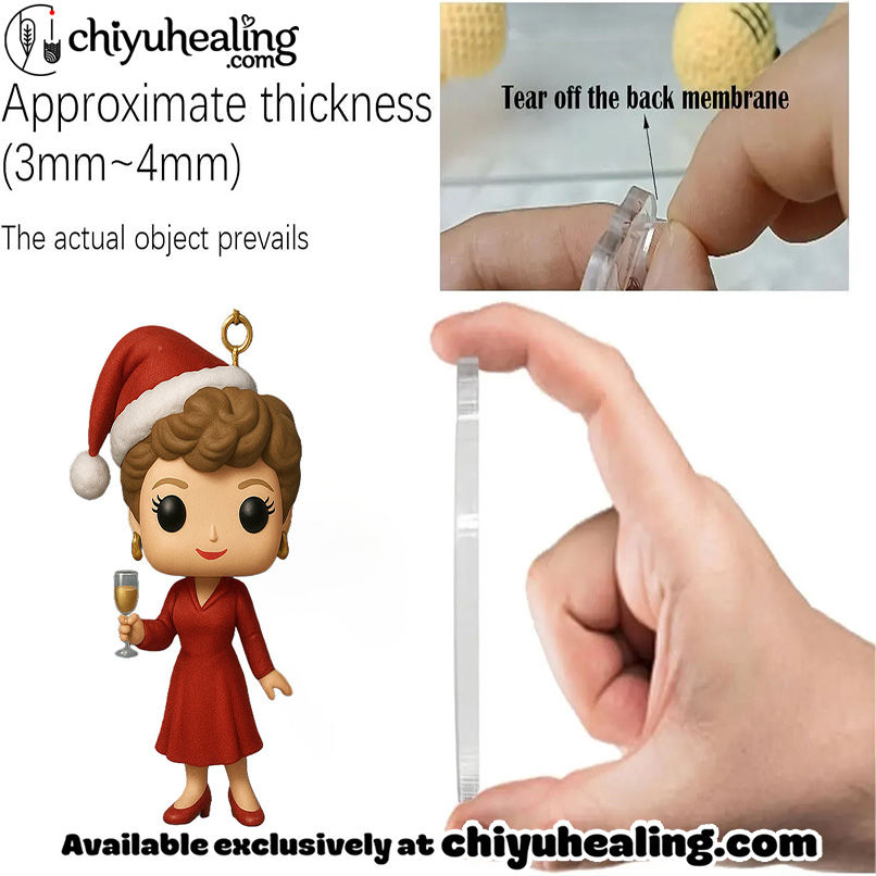 The Golden Girls 40th Anniversary Advent Calendar 2025, Christmas Countdown Advent Calendar Gift Box with 24 Acrylic Ornaments 3 The Golden Girls 40th Anniversary Advent Calendar 2025, Christmas Countdown Advent Calendar Gift Box with 24 Acrylic Ornaments