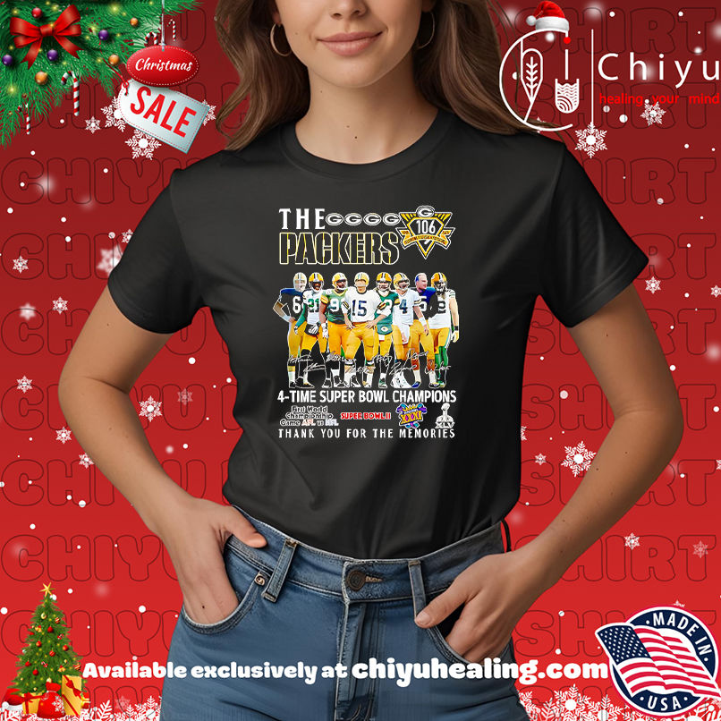 The Packers 4-time Super Bowl Champions thank you for the memories shirt, Hoodie, Sweatshirt, Poster Canvas, Mug, Ornaments 7 The Packers 4-time Super Bowl Champions thank you for the memories shirt, Hoodie, Sweatshirt, Poster Canvas, Mug, Ornaments