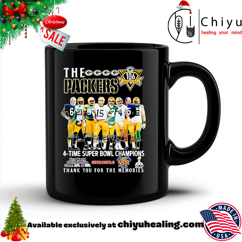 The Packers 4-time Super Bowl Champions thank you for the memories shirt, Hoodie, Sweatshirt, Poster Canvas, Mug, Ornaments 6 The Packers 4-time Super Bowl Champions thank you for the memories shirt, Hoodie, Sweatshirt, Poster Canvas, Mug, Ornaments