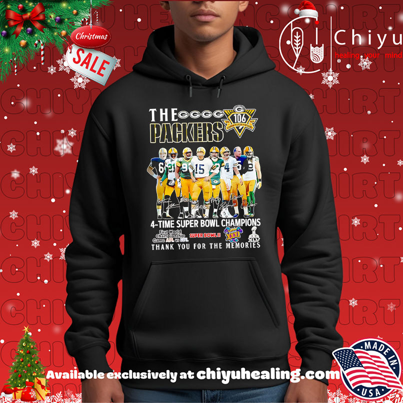 The Packers 4-time Super Bowl Champions thank you for the memories shirt, Hoodie, Sweatshirt, Poster Canvas, Mug, Ornaments 2 The Packers 4-time Super Bowl Champions thank you for the memories shirt, Hoodie, Sweatshirt, Poster Canvas, Mug, Ornaments