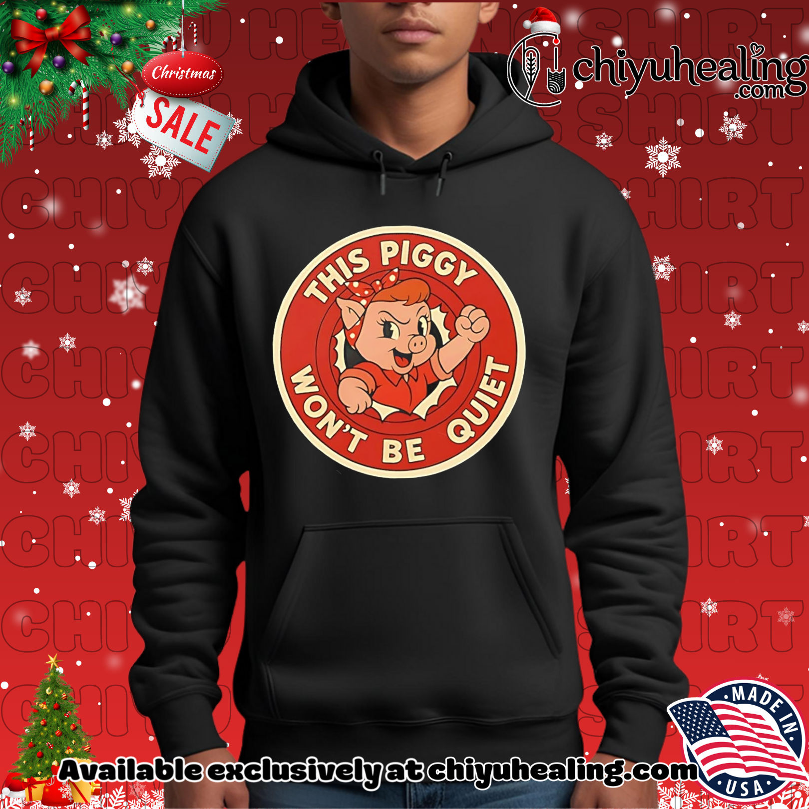 This piggy won't be quiet Trump shirt, Hoodie, Sweatshirt, Poster Canvas, Mug, Ornaments 2 This piggy won't be quiet Trump shirt, Hoodie, Sweatshirt, Poster Canvas, Mug, Ornaments