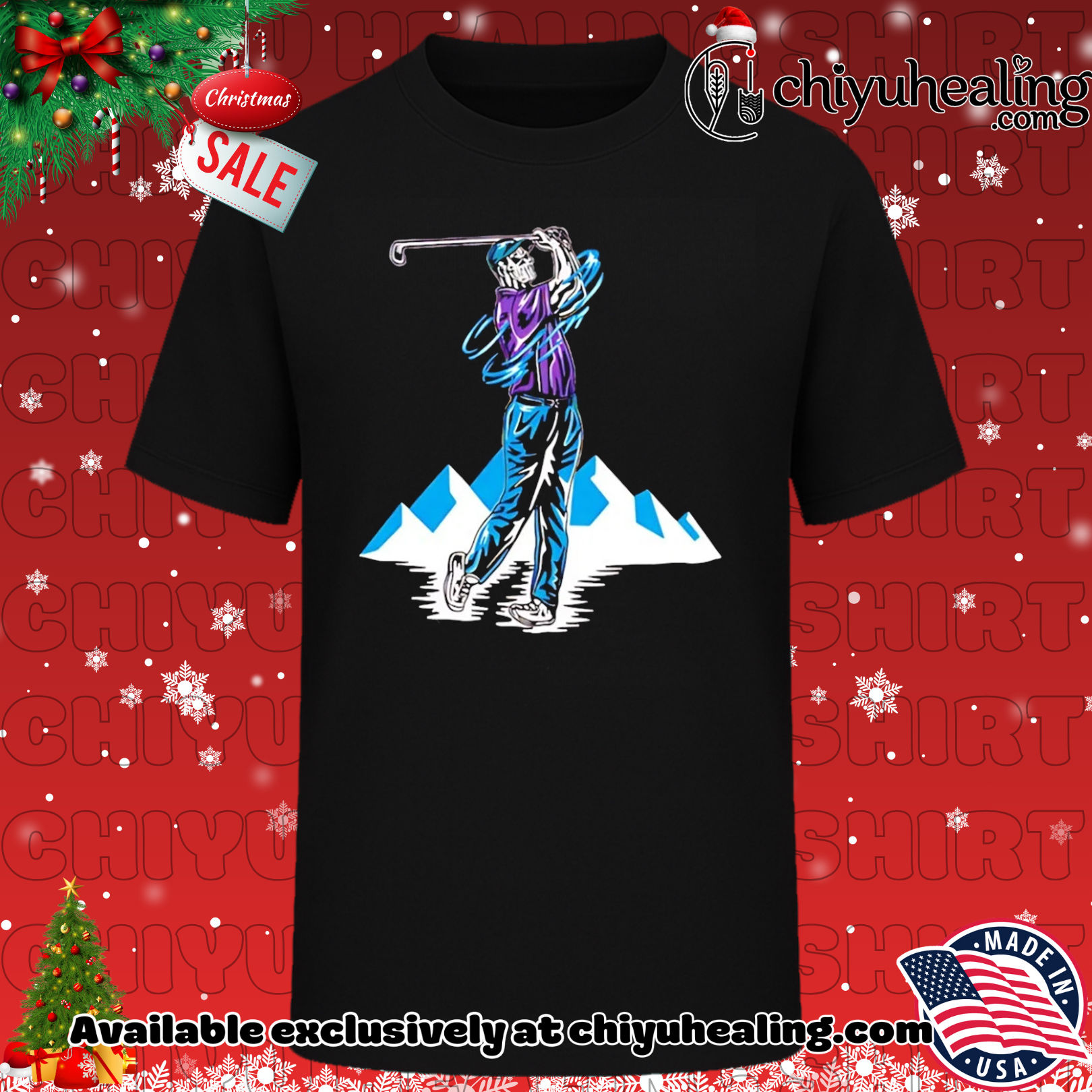 Tiger Woods Warren Lotas Skeletal Golf shirt, Hoodie, Sweatshirt, Poster Canvas, Mug, Ornaments