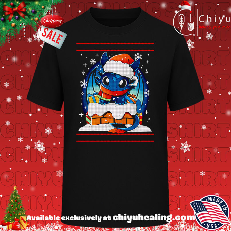 Toothless Dragon Santa Claus Shirt, Hoodie, Sweatshirt, Poster Canvas, Mug, Ornaments