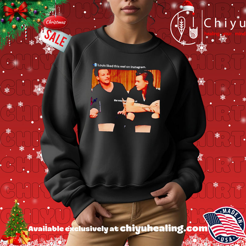 Top Louis liked this reel on Instagram photo shirt, Hoodie, Sweatshirt, Poster Canvas, Mug, Ornaments Top Louis liked this reel on Instagram photo shirt, Hoodie, Sweatshirt, Poster Canvas, Mug, Ornaments