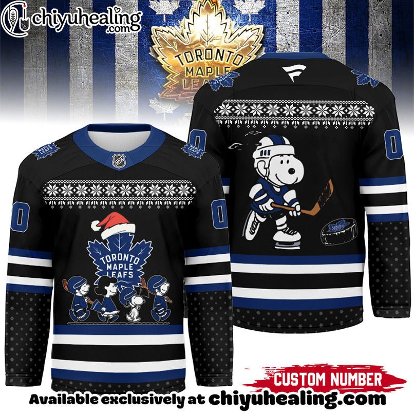 Toronto Maple Leafs - Premium NHL Peanuts Snoopy Hockey Jersey Ver 2