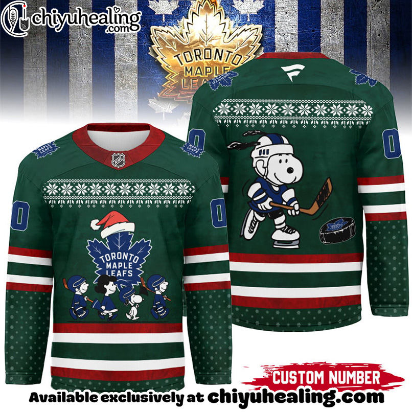 Toronto Maple Leafs - Premium NHL Peanuts Snoopy Hockey Jersey