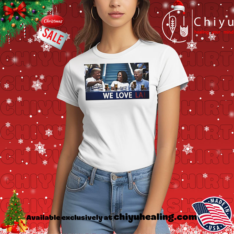 Trump Biden Kamala We Love LA Dodgers Shirt, Hoodie, Sweatshirt, Poster Canvas, Mug, Ornaments 7 Trump Biden Kamala We Love LA Dodgers Shirt, Hoodie, Sweatshirt, Poster Canvas, Mug, Ornaments