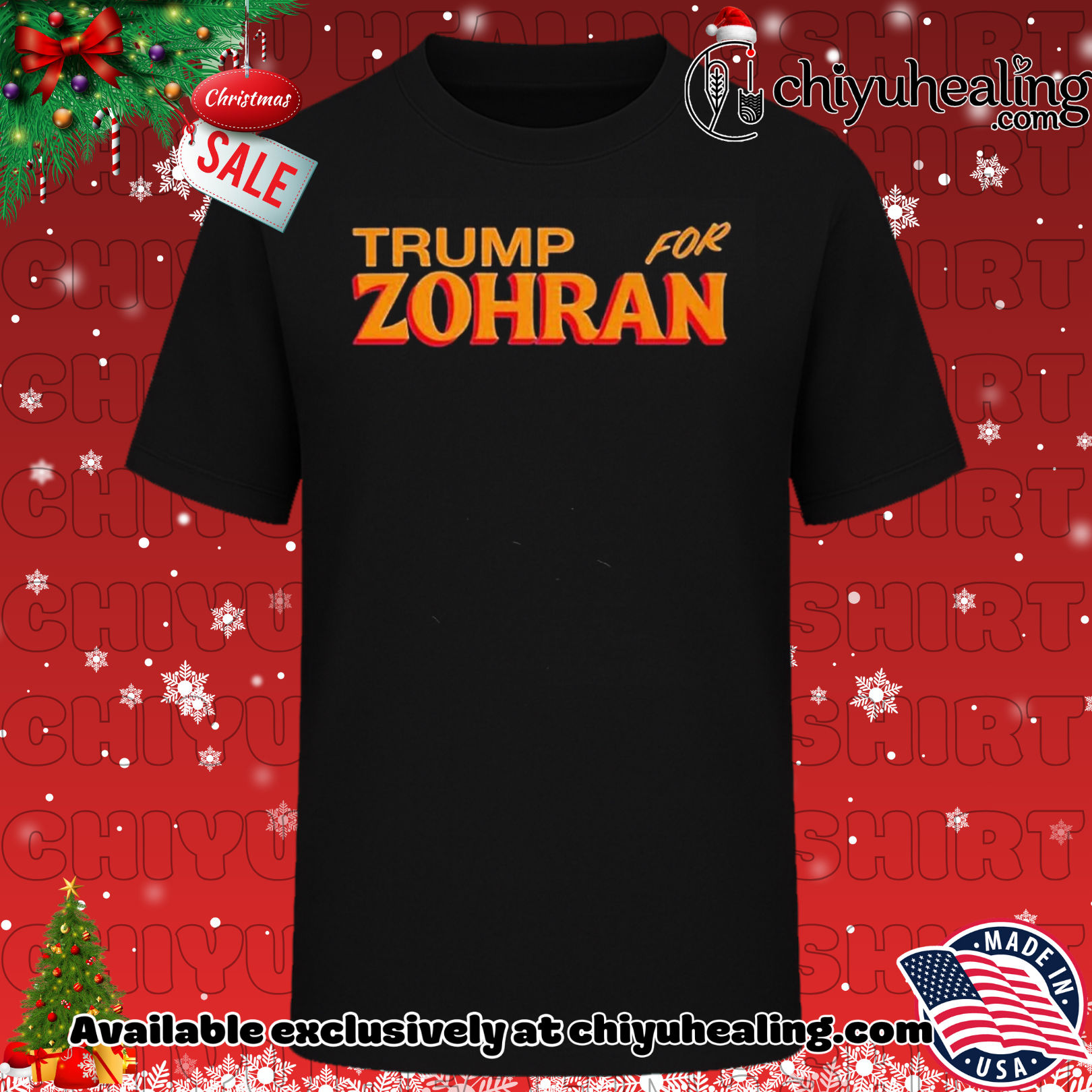 Trump For Zohran shirt, Hoodie, Sweatshirt, Poster Canvas, Mug, Ornaments