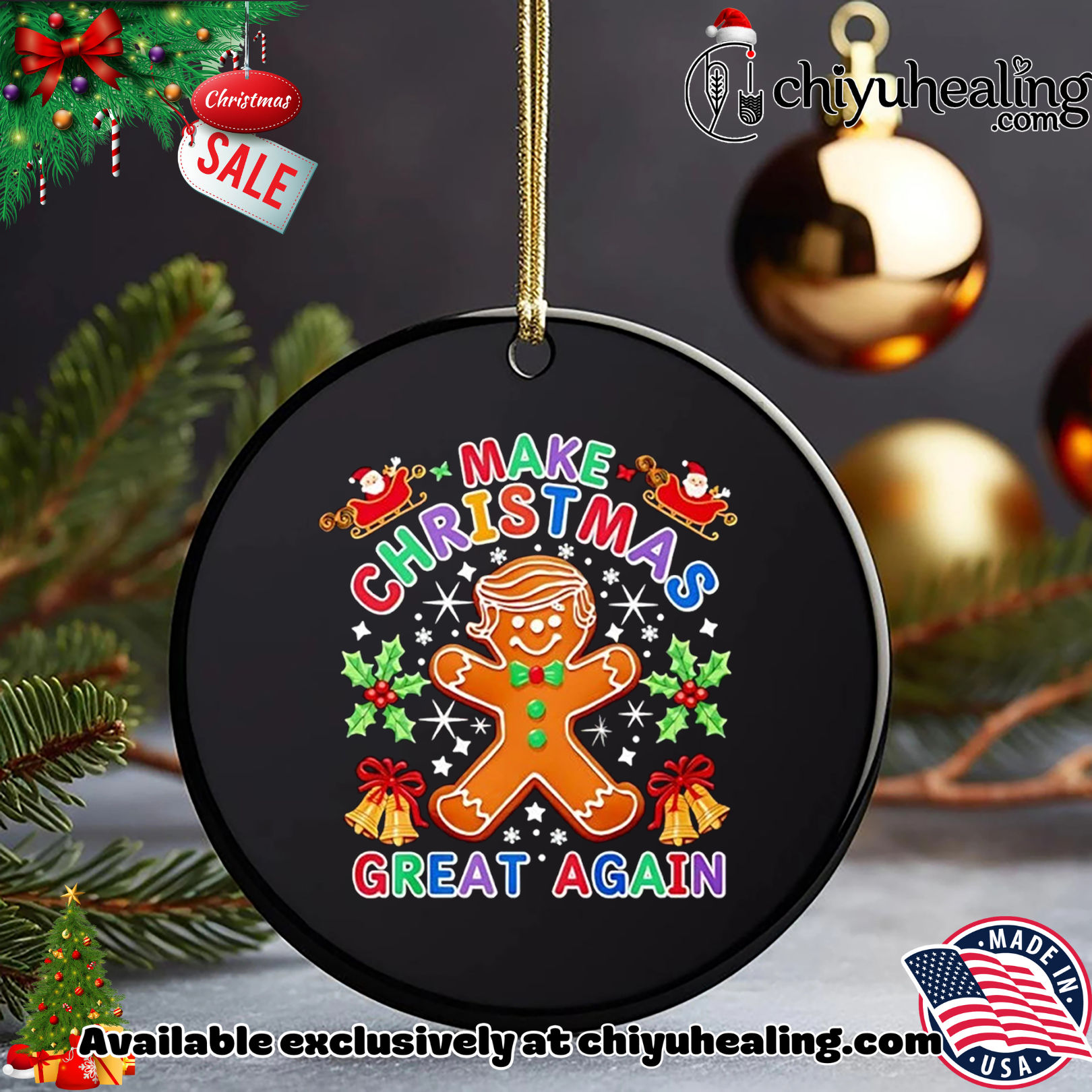 Trump Gingerbread Man Make Christmas Great Again 2025 Christmas ornament, Hoodie, Sweatshirt, Poster Canvas, Mug, Ornaments Trump Gingerbread Man Make Christmas Great Again 2025 Christmas ornament, Hoodie, Sweatshirt, Poster Canvas, Mug, Ornaments