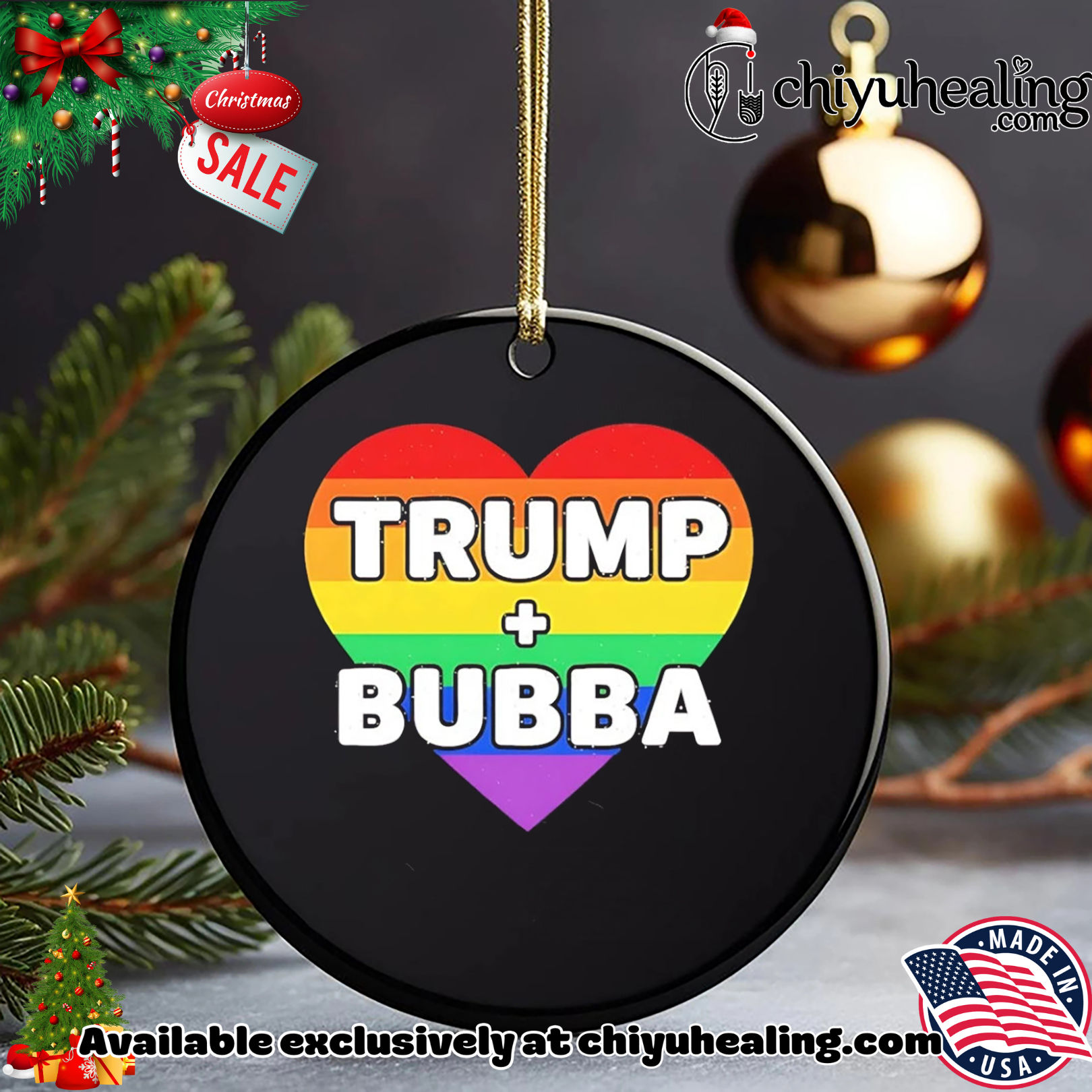Trump Loves Bubba Clinton rainbow shirt, Hoodie, Sweatshirt, Poster Canvas, Mug, Ornaments 5 Trump Loves Bubba Clinton rainbow shirt, Hoodie, Sweatshirt, Poster Canvas, Mug, Ornaments