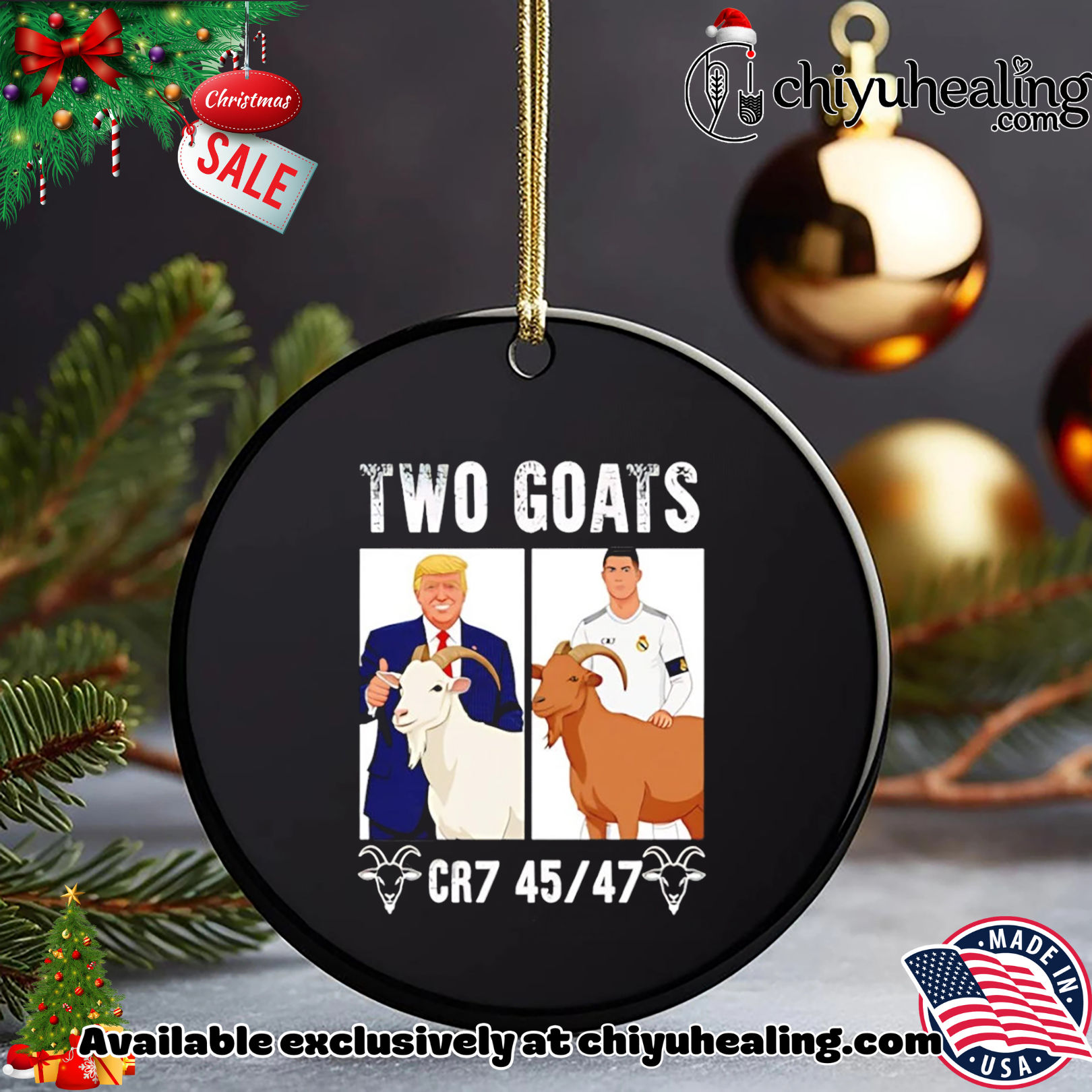Trump Ronaldo Two Goats CR7 45 47 meme shirt, Hoodie, Sweatshirt, Poster Canvas, Mug, Ornaments 5 Trump Ronaldo Two Goats CR7 45 47 meme shirt, Hoodie, Sweatshirt, Poster Canvas, Mug, Ornaments