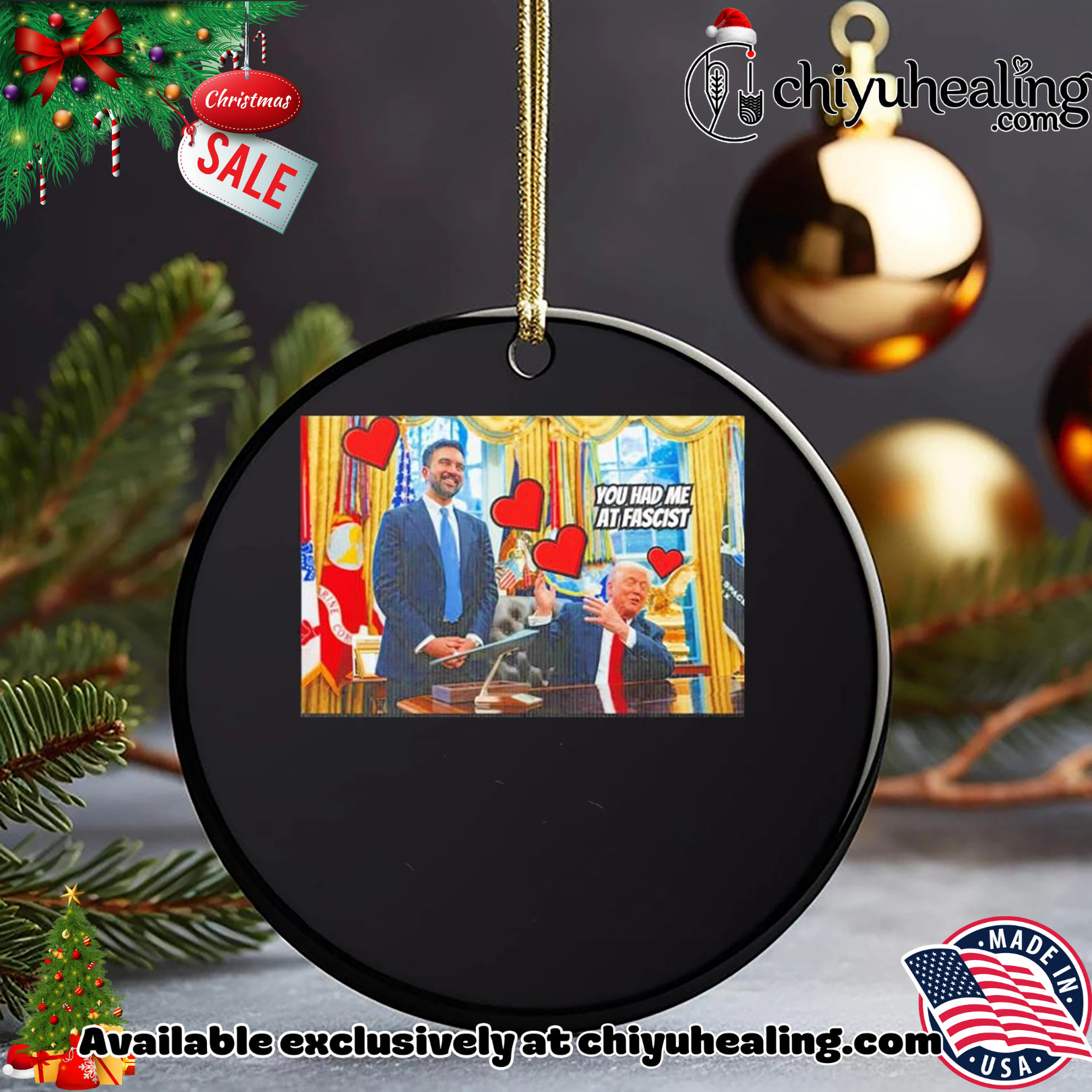 Trump Zohran Lovefest you had me at fascist shirt, Hoodie, Sweatshirt, Poster Canvas, Mug, Ornaments 5 Trump Zohran Lovefest you had me at fascist shirt, Hoodie, Sweatshirt, Poster Canvas, Mug, Ornaments