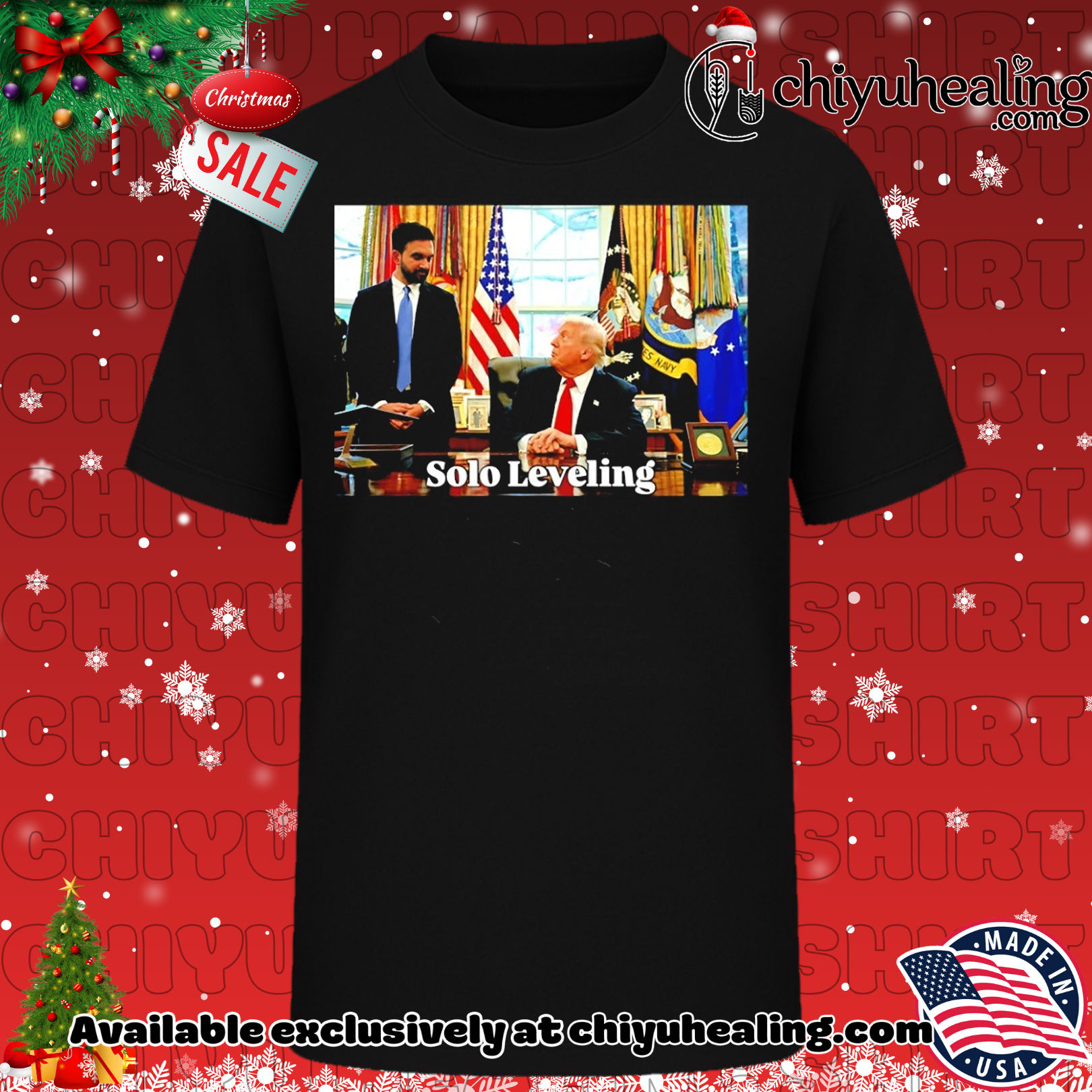 Trump Zohran Mamdani solo leveling shirt, Hoodie, Sweatshirt, Poster Canvas, Mug, Ornaments