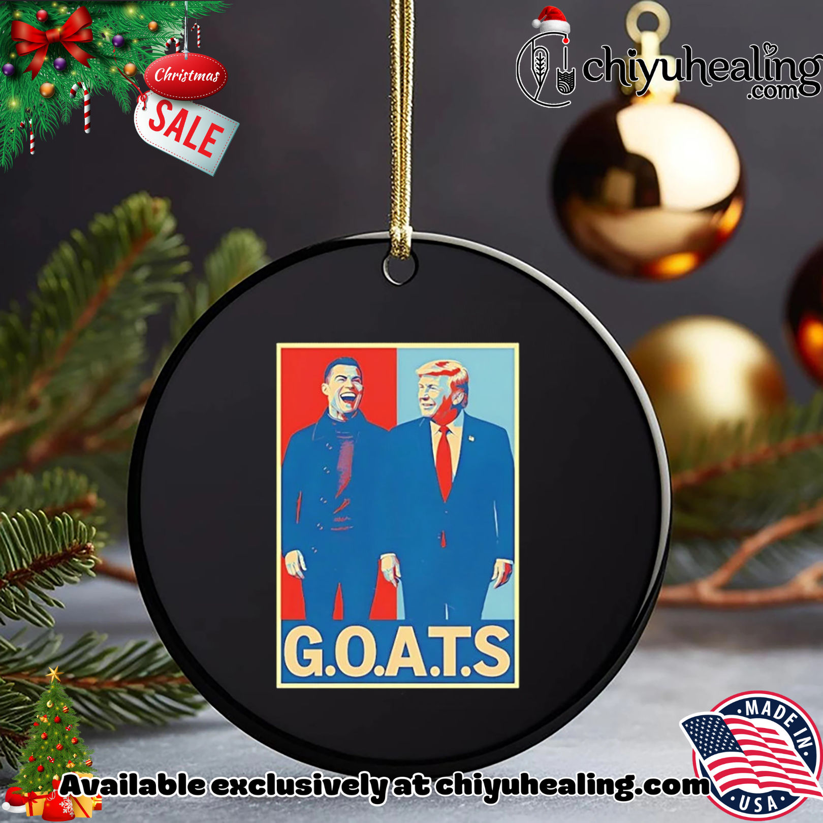 Trump and Ronaldo GOATS Dark 2025 shirt, Hoodie, Sweatshirt, Poster Canvas, Mug, Ornaments 5 Trump and Ronaldo GOATS Dark 2025 shirt, Hoodie, Sweatshirt, Poster Canvas, Mug, Ornaments