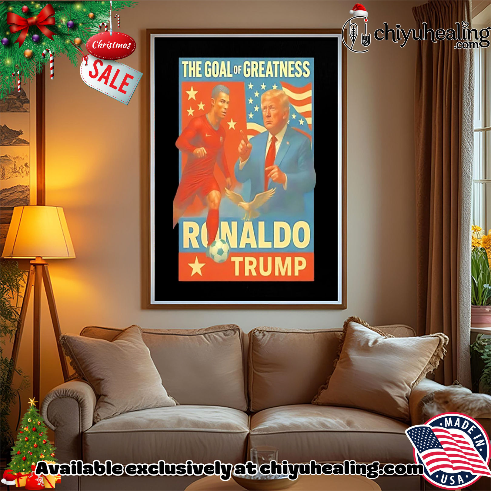 Trump and Ronaldo The Goal of Greatness shirt, Hoodie, Sweatshirt, Poster Canvas, Mug, Ornaments Trump and Ronaldo The Goal of Greatness shirt, Hoodie, Sweatshirt, Poster Canvas, Mug, Ornaments