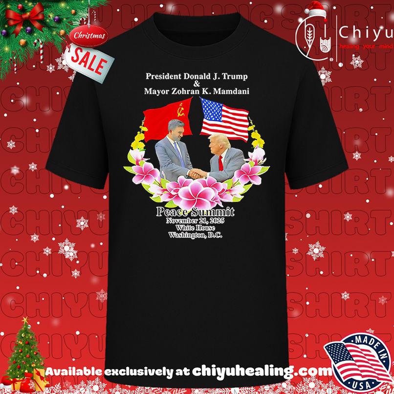 Trump and Zohran Mamdani Peace Summit Shirt, Hoodie, Sweatshirt, Poster Canvas, Mug, Ornaments