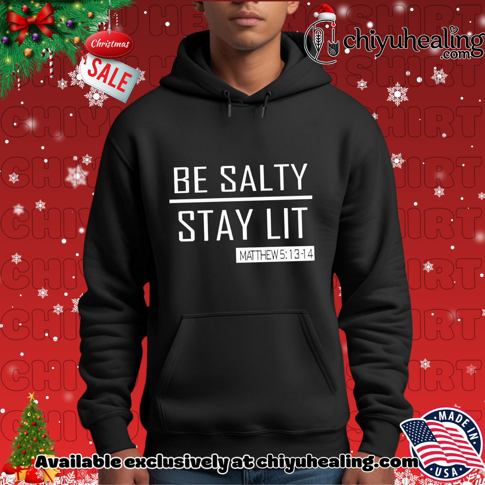 Trump girl be salty stay lit Christmas ornament, Hoodie, Sweatshirt, Poster Canvas, Mug, Ornaments