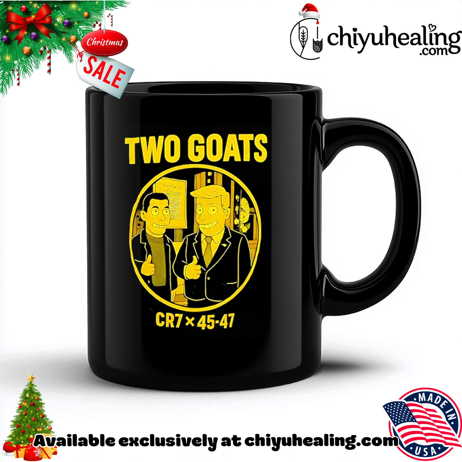 Two Goats CR7 x 45 47 Trump Ronaldo The Simpsons shirt, Hoodie, Sweatshirt, Poster Canvas, Mug, Ornaments 6 Two Goats CR7 x 45 47 Trump Ronaldo The Simpsons shirt, Hoodie, Sweatshirt, Poster Canvas, Mug, Ornaments