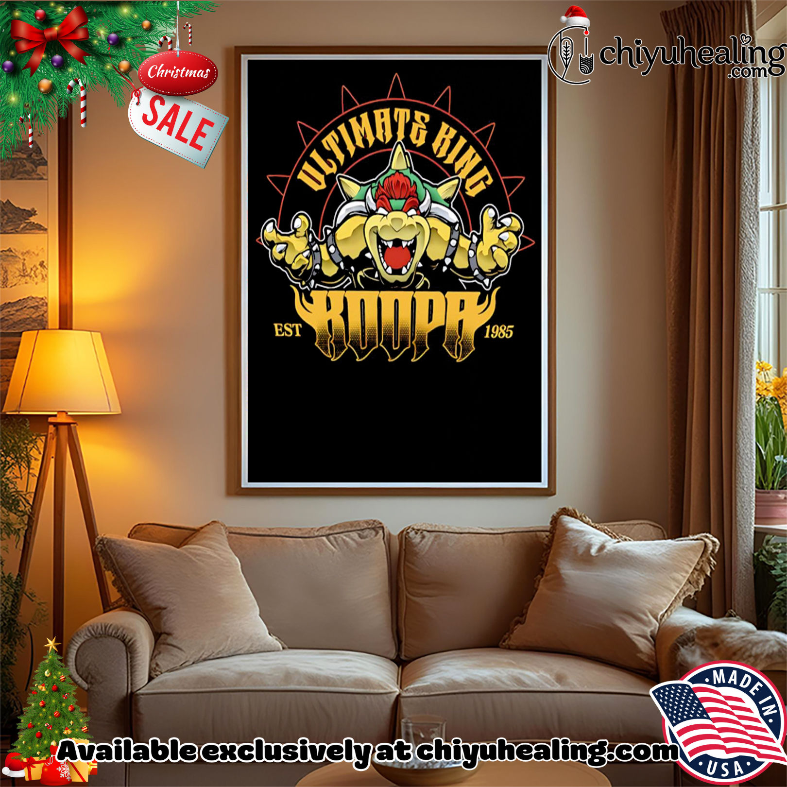 Ultimate King Koopa Est 1985 logo shirt, Hoodie, Sweatshirt, Poster Canvas, Mug, Ornaments Ultimate King Koopa Est 1985 logo shirt, Hoodie, Sweatshirt, Poster Canvas, Mug, Ornaments
